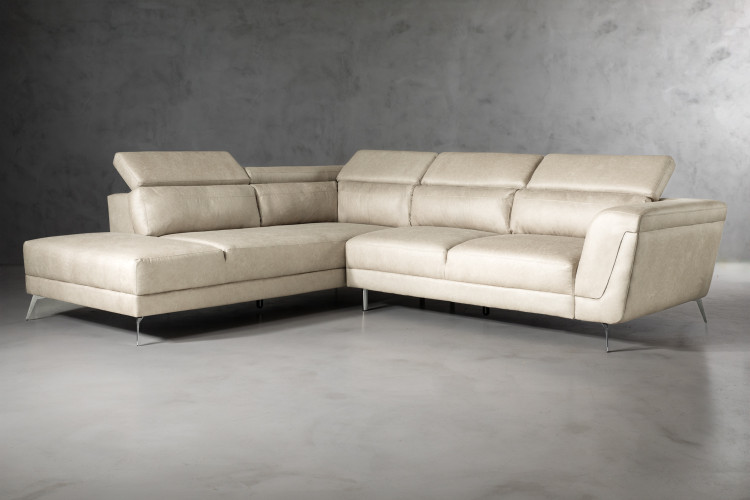 Nova Corner Couch - Stone Corner Couches - 1