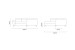 Nova Corner Couch - Stone Fabric Couches - 7