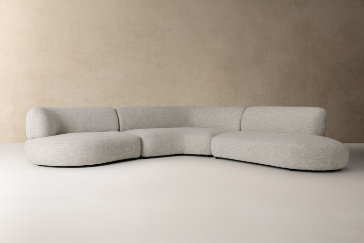 Amberweave Corner Couch - Ivory Drift Corner Couches - 1