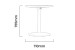 Genoa Patio Dining Table - Stone Patio Bar Tables - 5