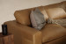 Bexley Leather Grand Corner Couch Set with Ottoman - Sahara Modular Couches - 6