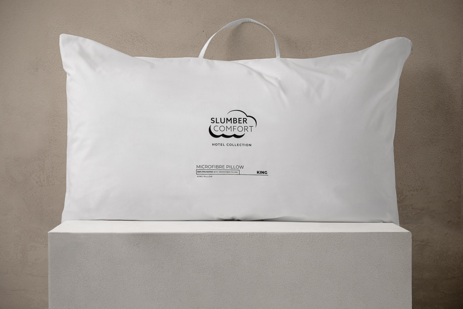 Cotton Co Luxury Microfibre King Pillow 50X90