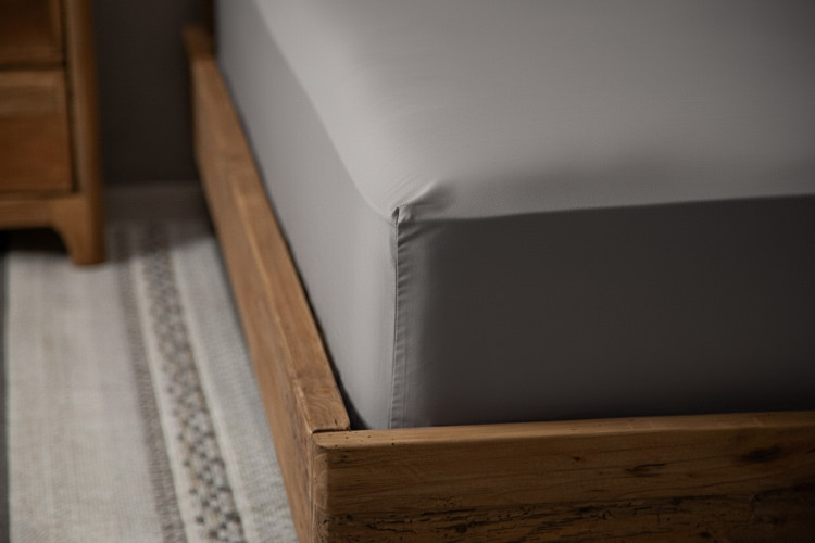 Hotel Collection Fitted Sheet - King XL - Grey Sheets - 3
