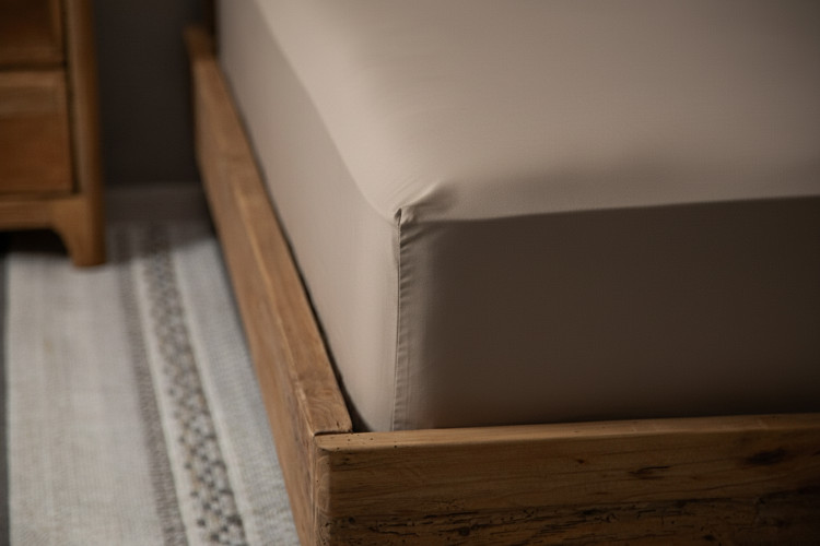 Hotel Collection Fitted Sheet - Double - Stone Double Sheets - 3