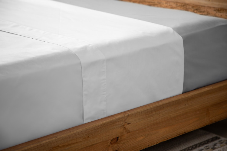 Hotel Collection Flat Sheet - Super King - White Super King Sheets - 2