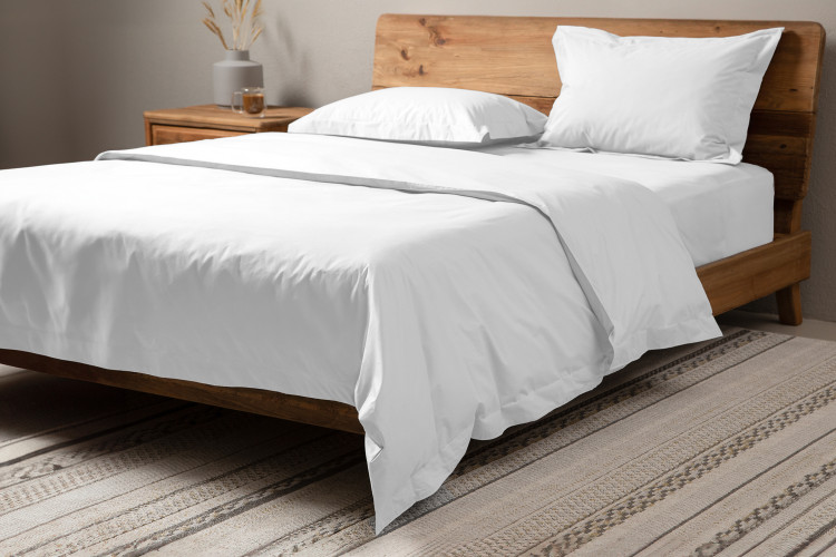 Hotel Collection Duvet Cover Set - Queen - White Queen Duvet Covers - 1