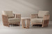 St Lucia Patio Cocktail Set - Taupe Patio Lounge Sets - 2
