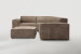 Jagger Leather Modular - Corner Couch With Ottoman - Dune Leather Corner Couches - 4