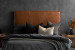 Matlock Leather Headboard - Double - Tan Double Headboards - 1
