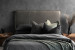 Matlock Leather Headboard - Double - Charcoal Double Headboards - 1