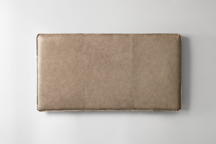 Matlock Leather Headboard - Double - Smoke Double Headboards - 1