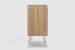 Tom 4 Drawer Cabinet - White & Natural Pedestals and Bedside Tables - 5