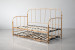 Helena Daybed Complete - Brushed Gold Living Room Furniture - 3