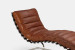 Morello Leather Lounger - Vintage Brown Leather Loungers - 5