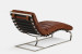 Morello Leather Lounger - Vintage Brown Leather Loungers - 4