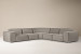 Jagger Modular Grand Corner Couch - Cloud Grey Couches - 6