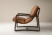 Auburn Leather Armchair - Vintage Tan Armchairs - 6