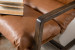 Auburn Leather Armchair - Vintage Tan Armchairs - 8