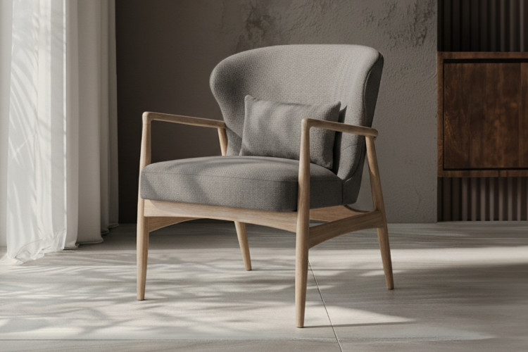 Enola Armchair - Winter Smoke Armchairs - 1