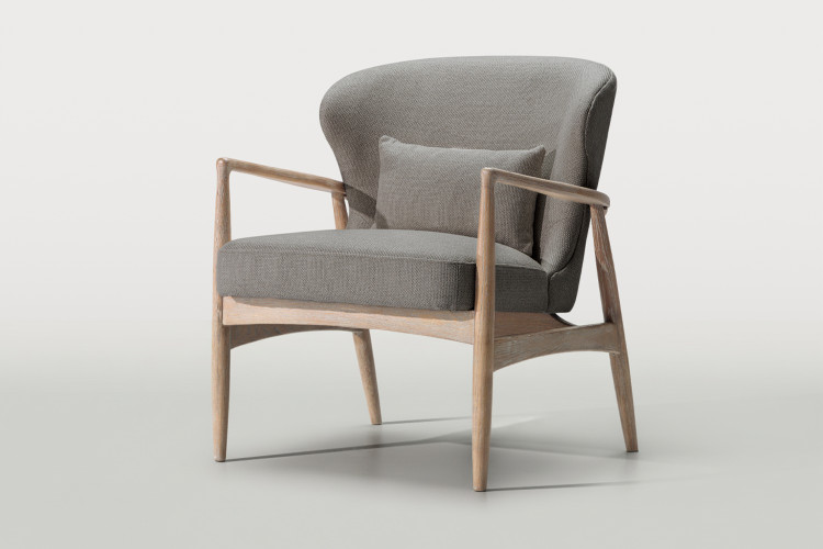Enola Armchair - Winter Smoke Armchairs - 1