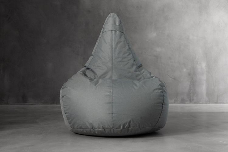 Linc Pear Shaped Bean Bag Dark Grey Bean Bag Chairs - 1
