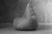 Linc Pear Shaped Bean Bag Dark Grey Bean Bag Chairs - 3