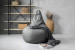 Linc Pear Shaped Bean Bag Dark Grey Bean Bag Chairs - 1