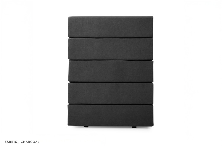Drew Headboard - Single - Charcoal Single Headboards - 1