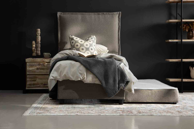 Lyla Bed - Single - Pebble Bedroom Furniture - 1