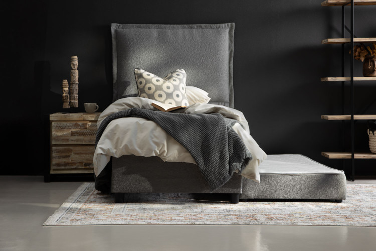Lyla Bed - Single - Dove Grey Single Beds - 1
