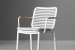 Demo - Ceylon Patio Dining Chair - White Demo Clearance - 4