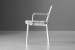 Demo - Ceylon Patio Dining Chair - White Demo Clearance - 5