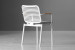 Demo - Ceylon Patio Dining Chair - White Demo Clearance - 6