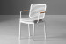 Demo - Ceylon Patio Dining Chair - White Demo Clearance - 8