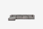Burbank Modular Leather Couch -