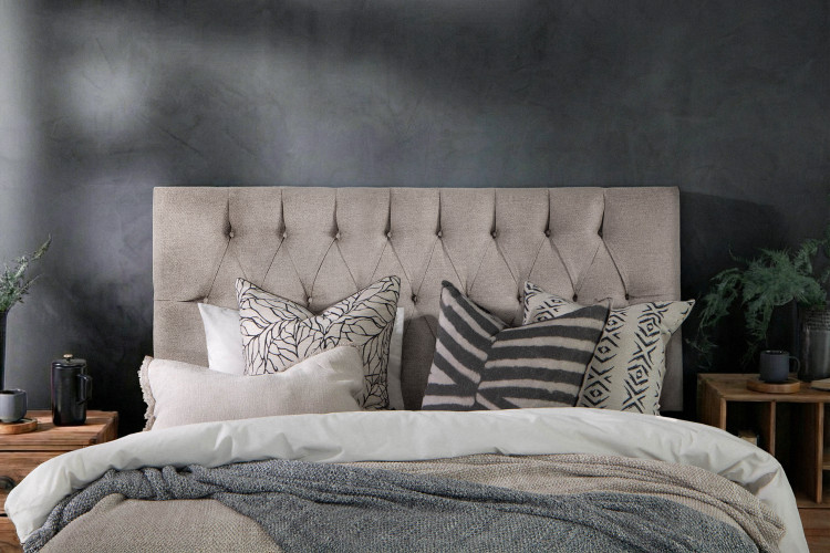 Juliette Headboard - Queen - Smoke Queen Headboards - 1