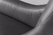 DEMO-Vesper Leather Swivel Armchair-Charcoal Demo Clearance - 3