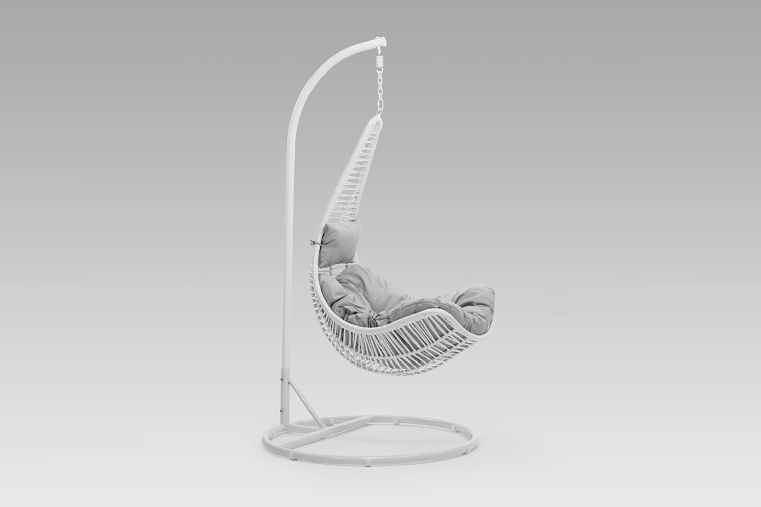 White Lucia Hanging Chair | Patio Hanging Chairs -