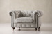 Jefferson Chesterfield Armchair - Dove Grey Armchairs - 2