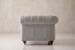 Jefferson Chesterfield Armchair - Dove Grey Armchairs - 5