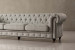 Jefferson Chesterfield 3-Seater Couch - Dove Grey Home - 6