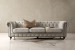 Jefferson Chesterfield 3-Seater Couch - Dove Grey Home - 1