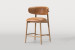Mallory Leather Counter Bar Stool - Whiskey Dining Chairs - 1