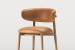 Mallory Leather Counter Bar Stool - Whiskey Dining Chairs - 5