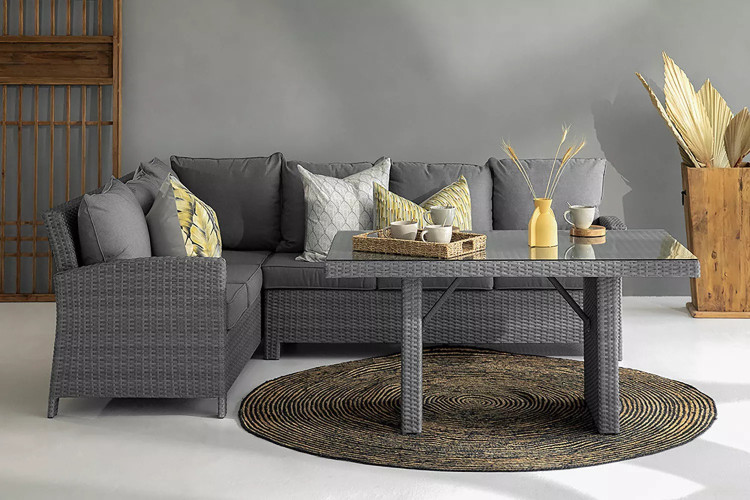 Gianmarco Patio Lounge Set - Charcoal Patio Dining Sets - 1