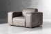 Jagger Leather Armchair - Graphite Leather Armchairs - 2
