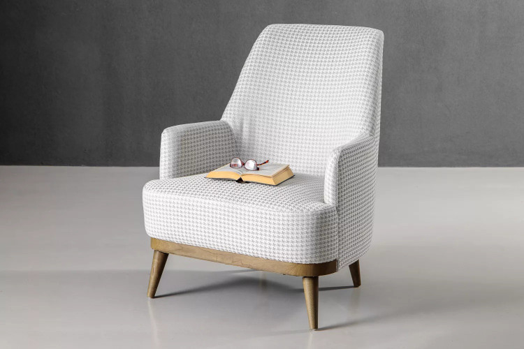 Clarke Armchair - Chrome Armchairs - 1