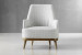 Clarke Armchair - Chrome Armchairs - 3