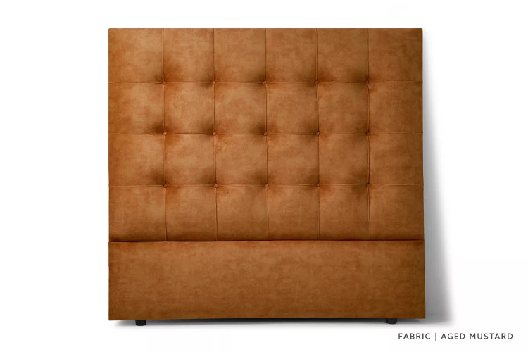 Ariella Headboard - King - Aged Mustard King Headboards - 1