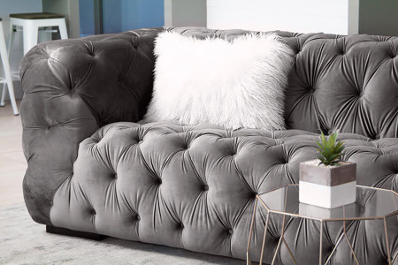Coleford Couch - Space Grey | Fabric Couches | Couches | Living | Cielo -